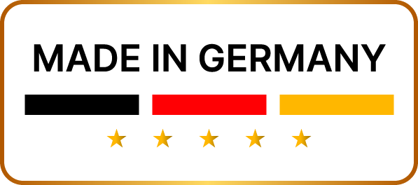 logo with the black,red, gold german flag